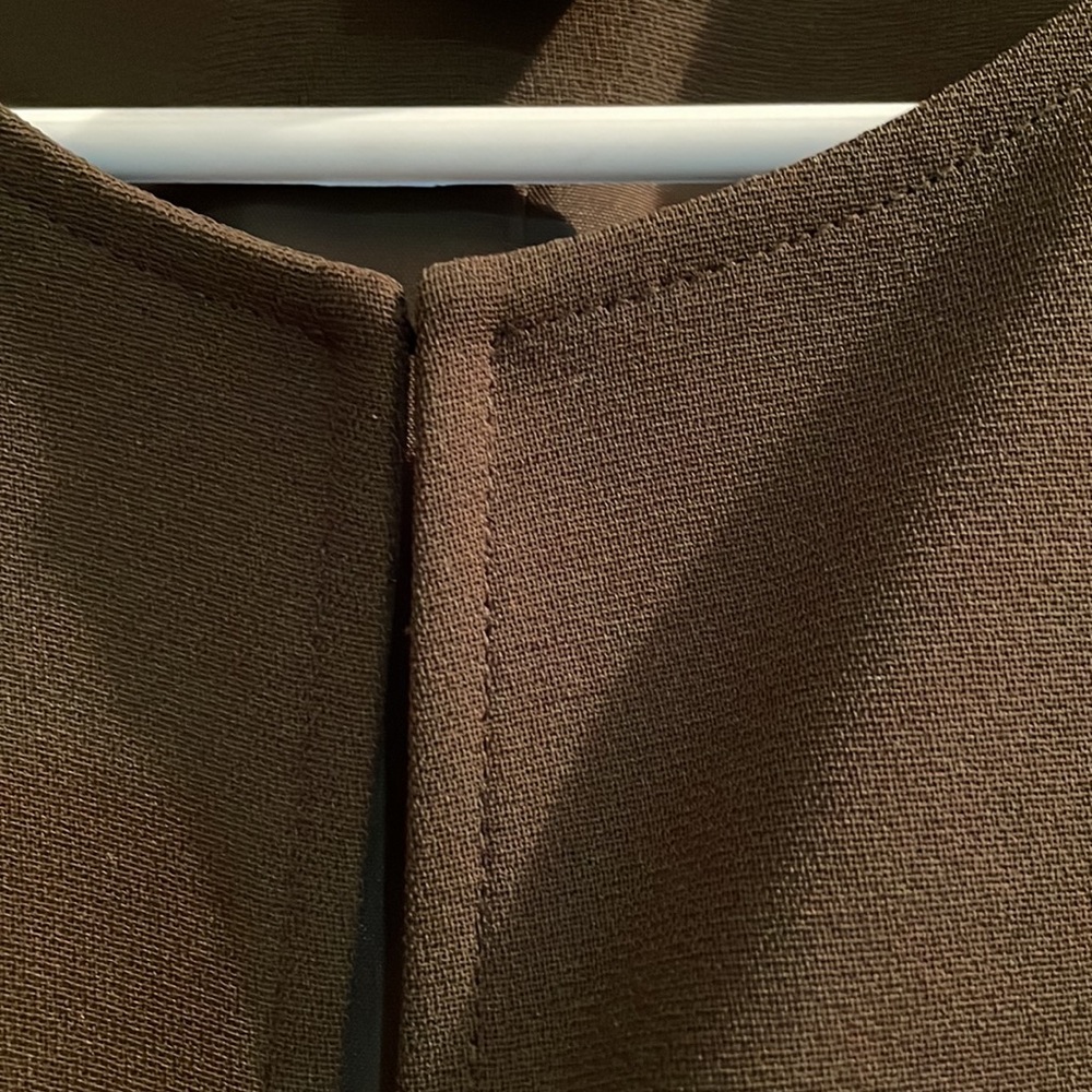 Grace Essentials Long Brown Blazer - image 7